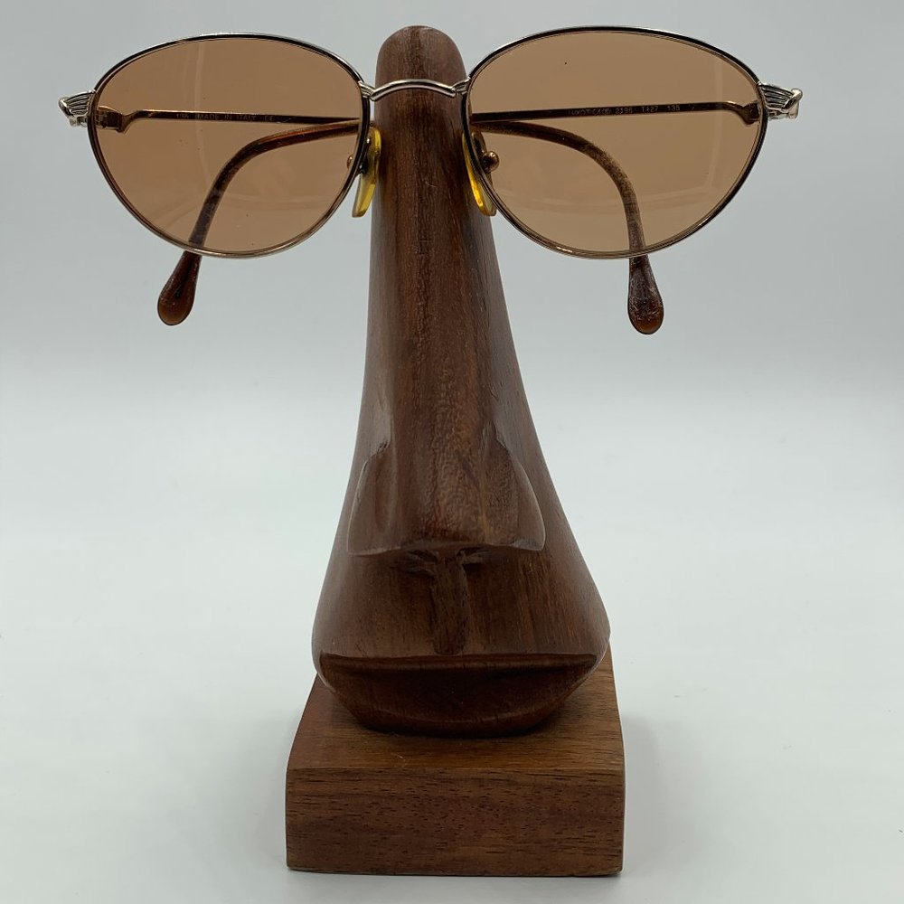 Vintage Luxottica Metal Gold Oval Sunglasses